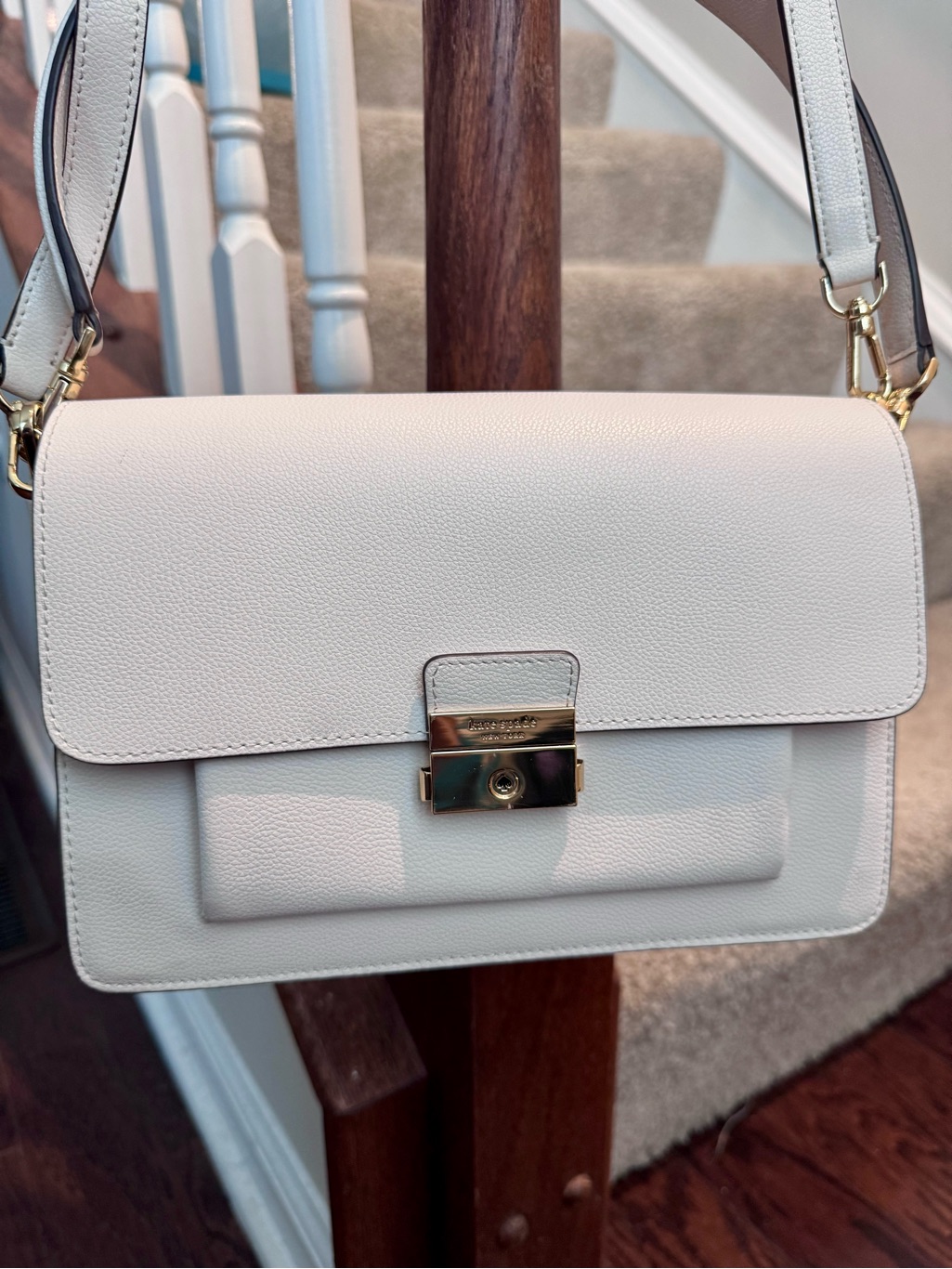 Kate Spade Voyage Small Grain Textured Bag With Gold Hardware